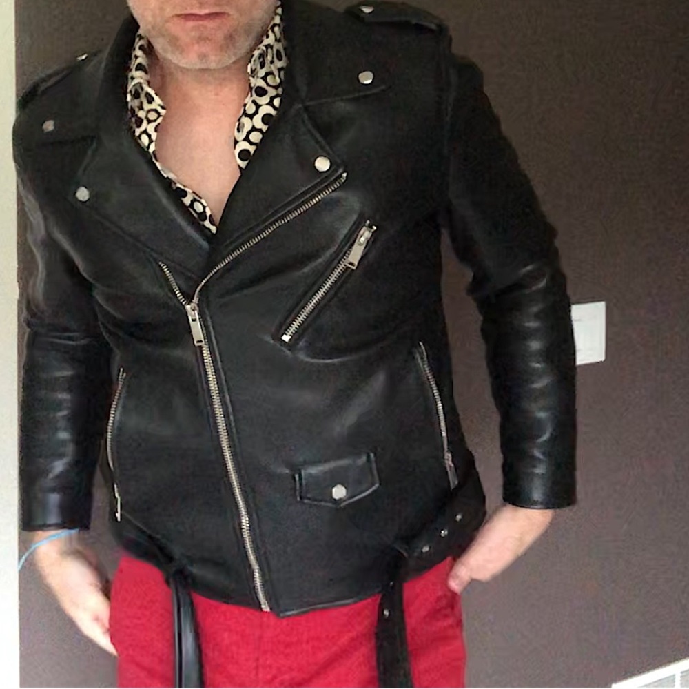 Guess faux leather biker jacket